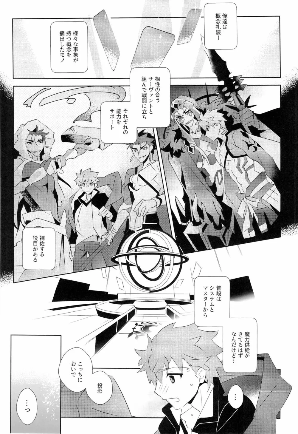 クー・フーリンズ×投影リミのえっちな本 - page11