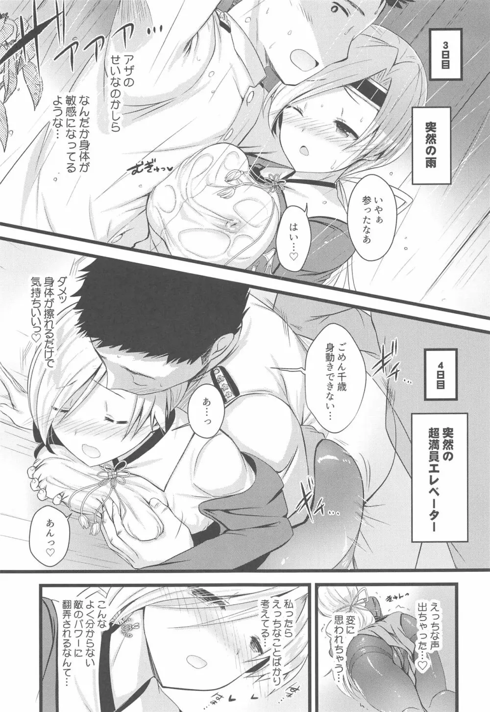 千歳えっちなハプニングは内緒にしてくださいね - page6