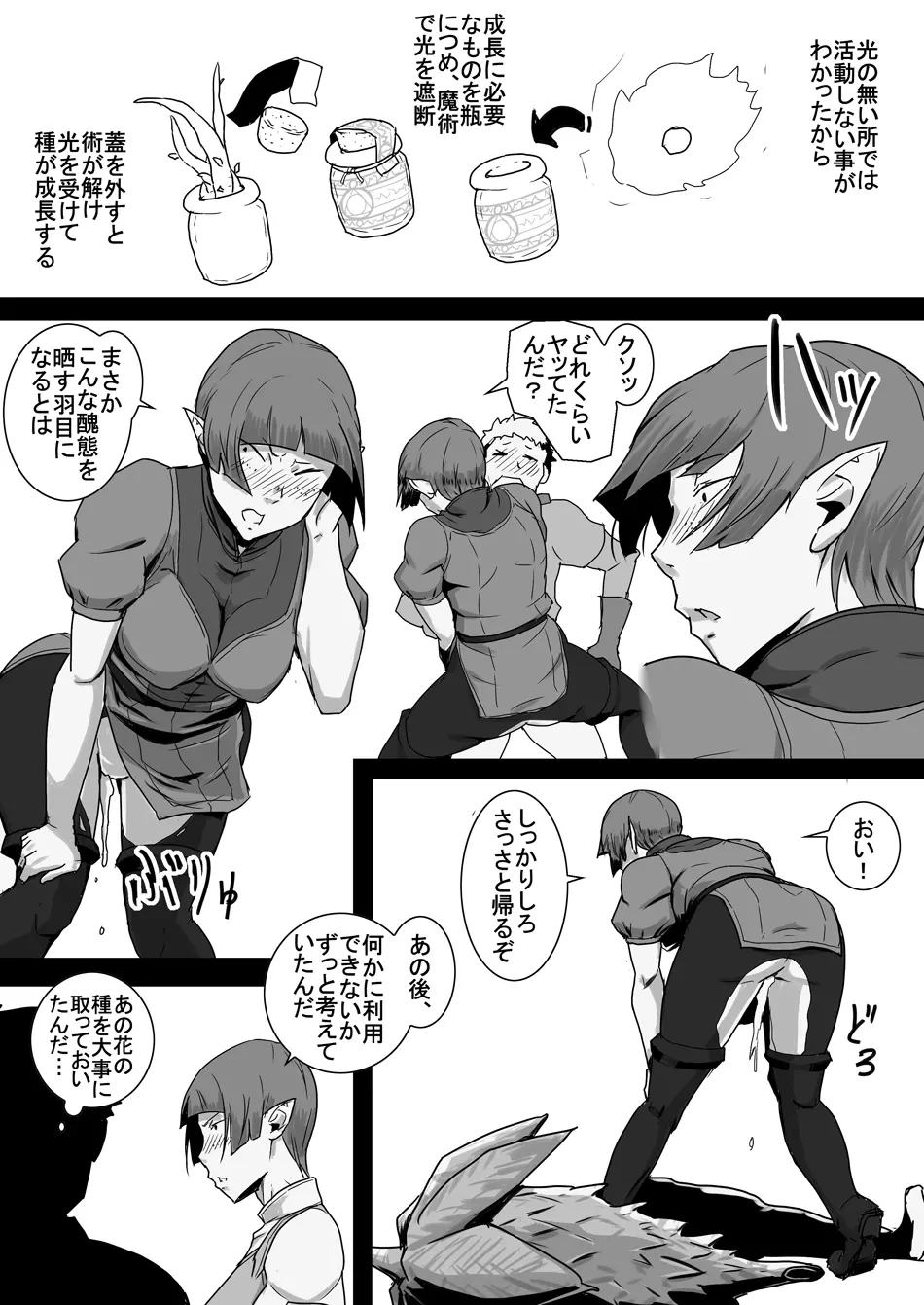 まだ題名のないファンタジー 地味なエルフと見習いの戦士IX - page16