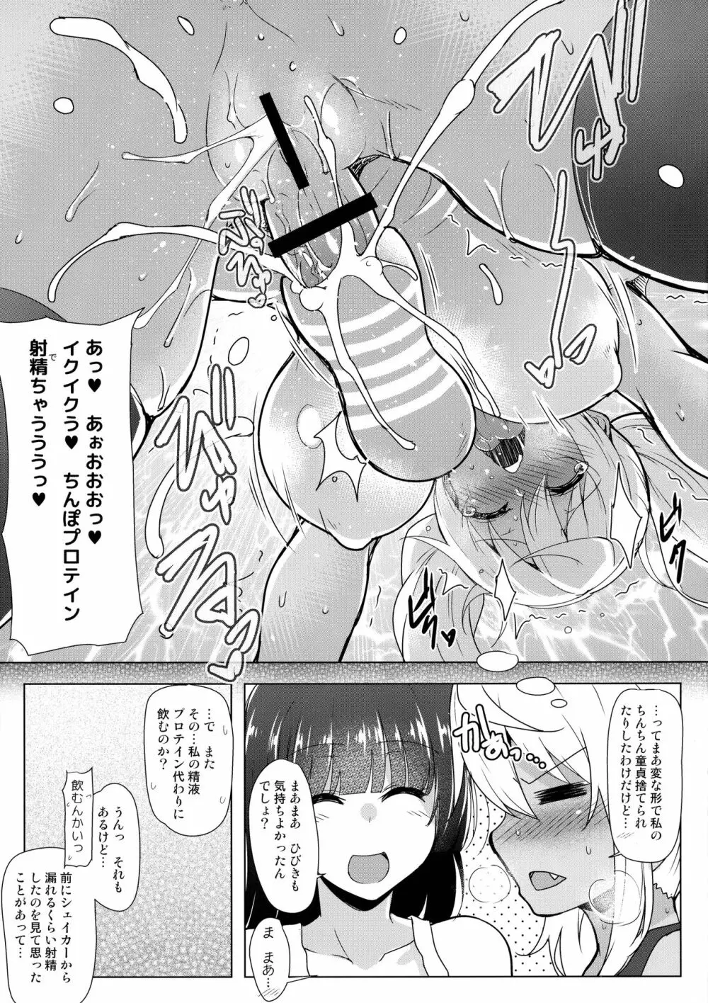 フタナリ何ガロン射精せる? - page9