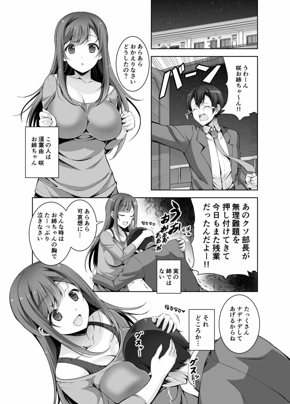 とってもHなサキュバスお姉ちゃんとバブみセックス - page3