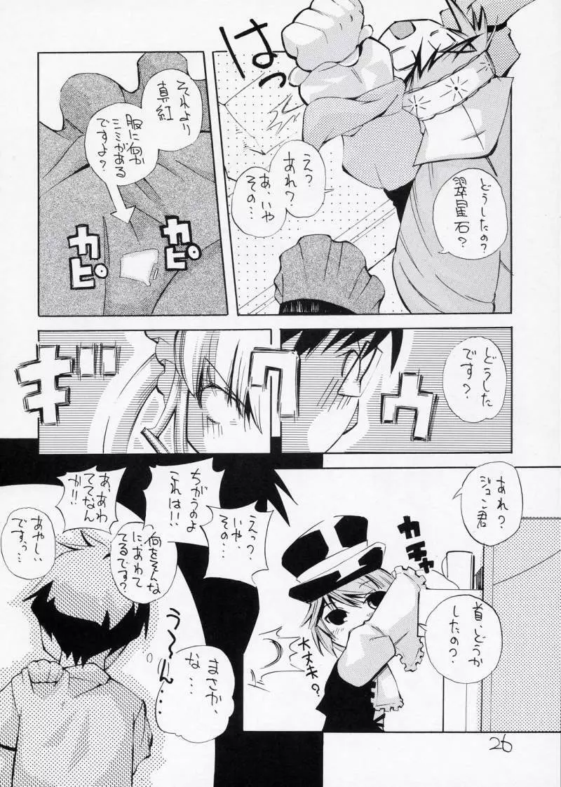 ある夜、一人でしてたら真紅が手伝ってあげるわと言ってきた妄想をマンガにした本 - page25