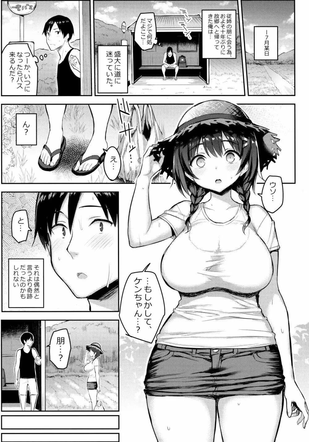 巨乳イトコがいる休暇2 - page4