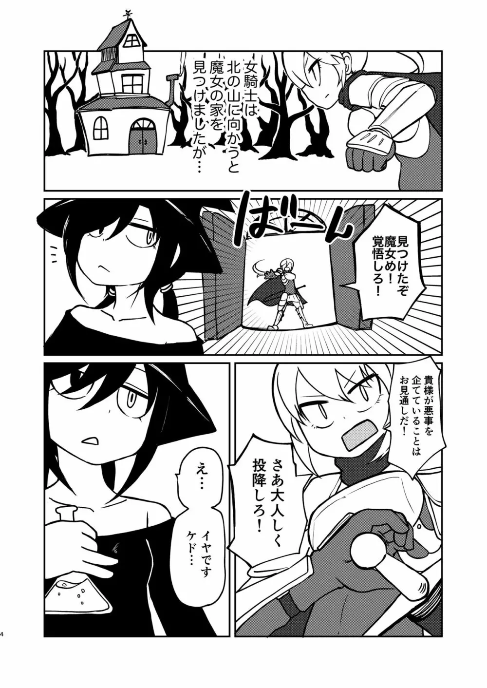 魔女と騎士 - page3