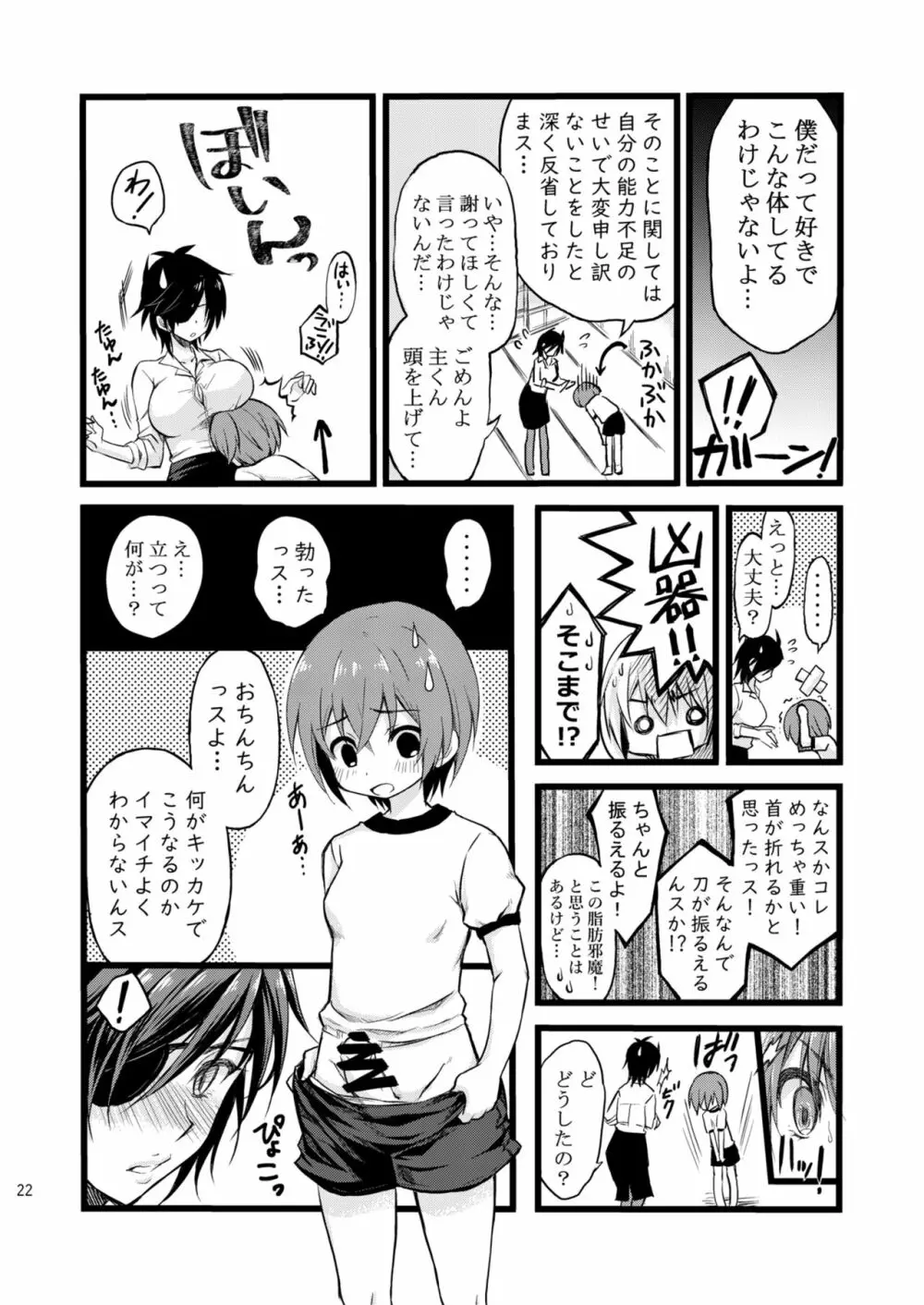 霊力バグしたふたなり女審神者の所為で刀剣女士になりました【前後編セット】 - page22