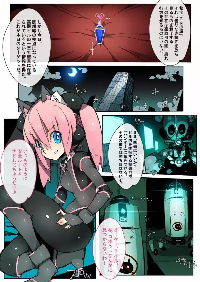 黒ネコ怪盗ミミ - page2