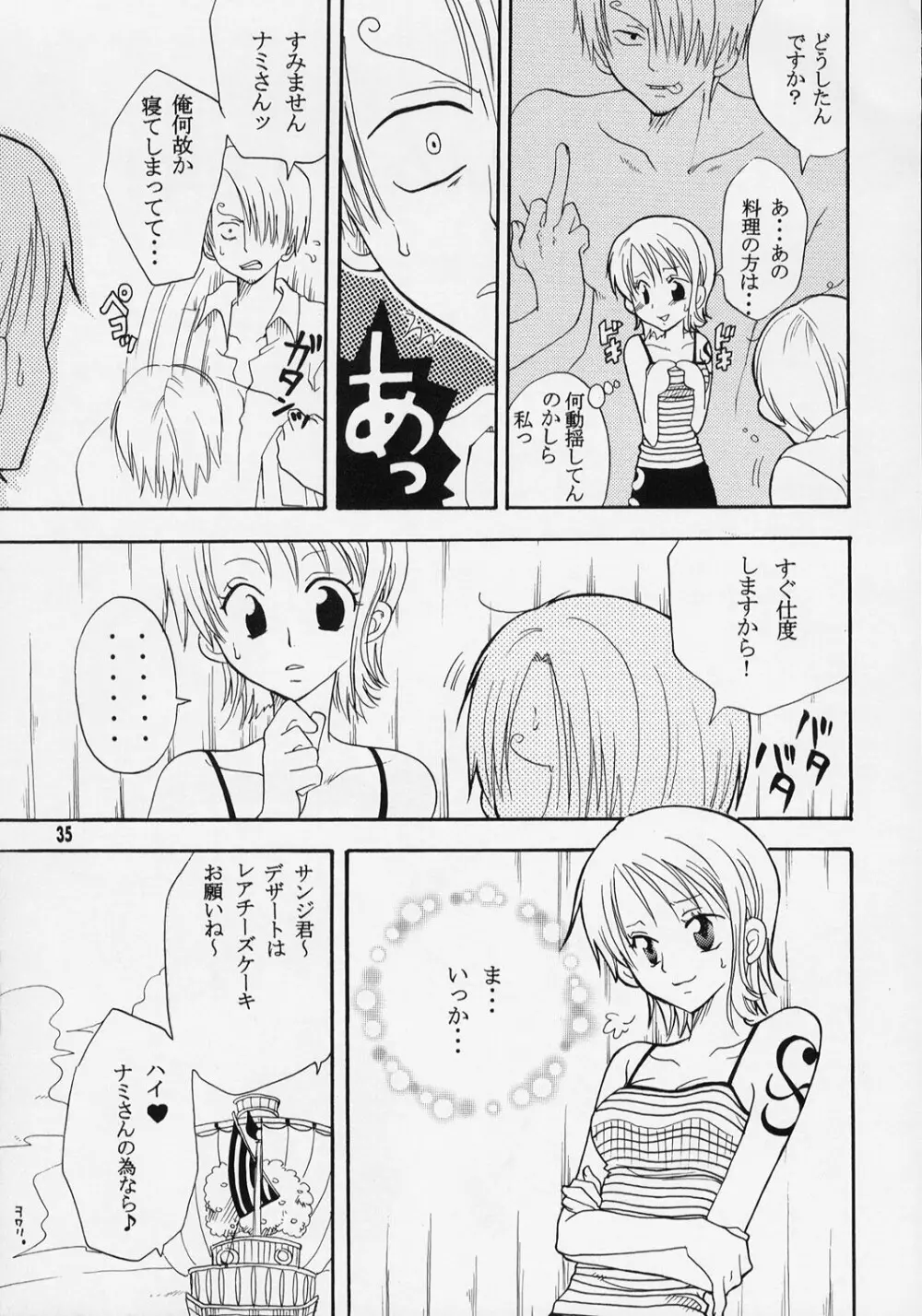 ナミちゃんと一晩中 - page34