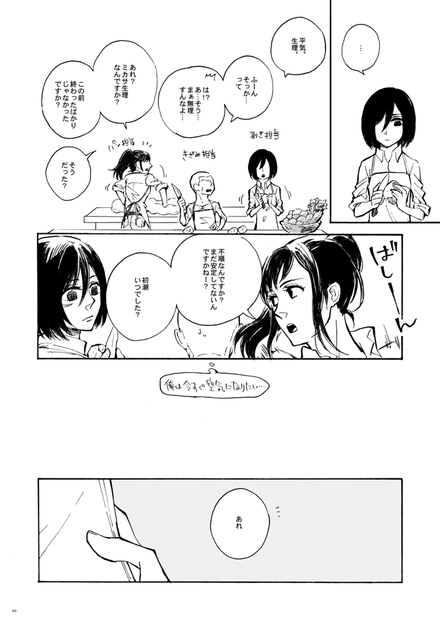 【WEB再録】潜水飛行-空飛ぶ魚。【進撃の巨人】 - page11