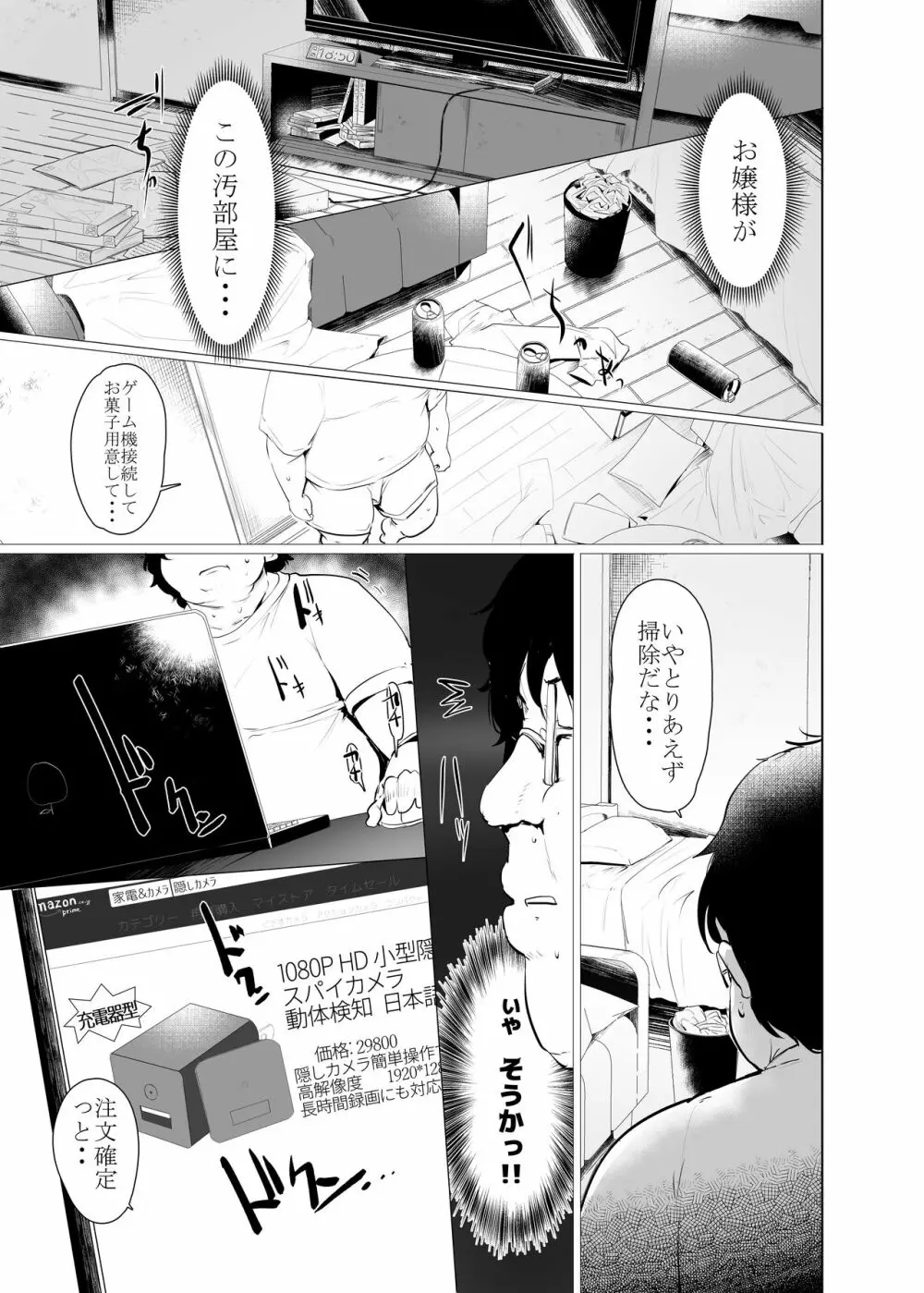 六畳一間でお嬢様と - page11