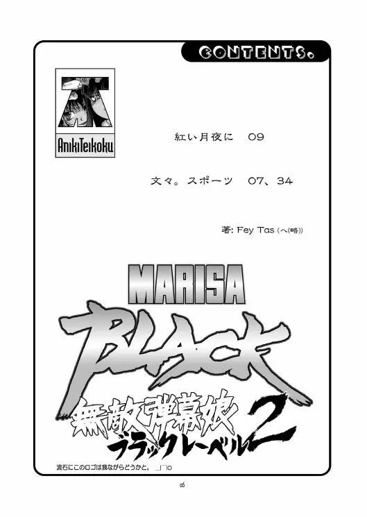 MARISA BLACK -無敵弾幕娘ブラックレーベル2- - page6