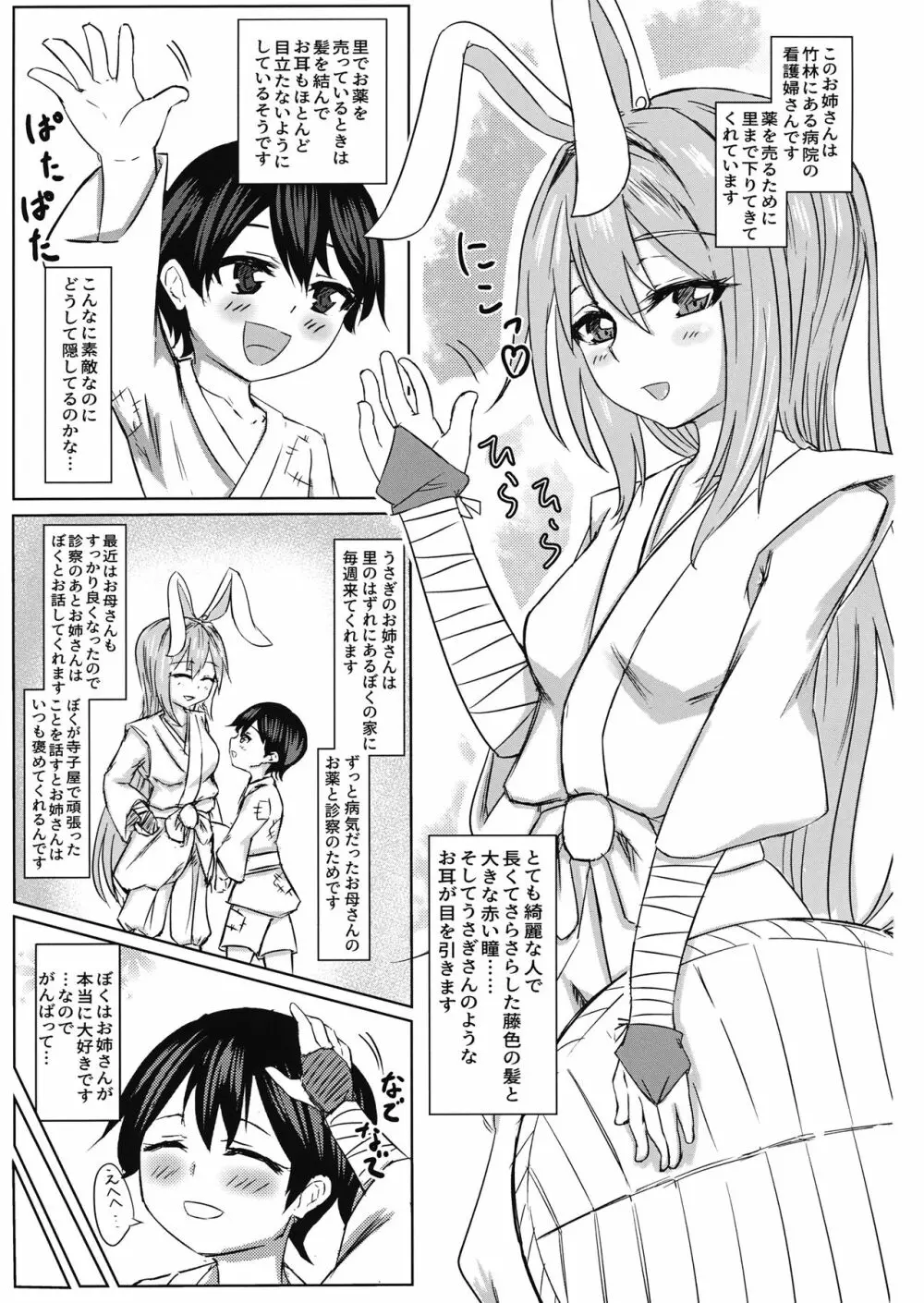 鈴仙お姉さんにきもちよくしてもらう本 - page2