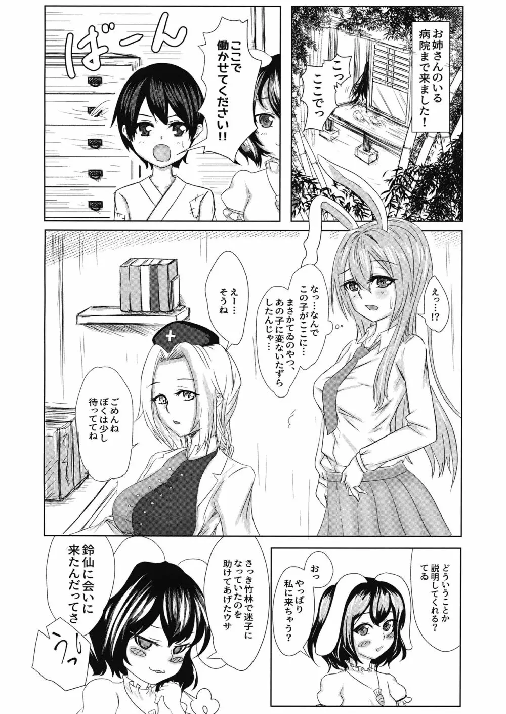 鈴仙お姉さんにきもちよくしてもらう本 - page3