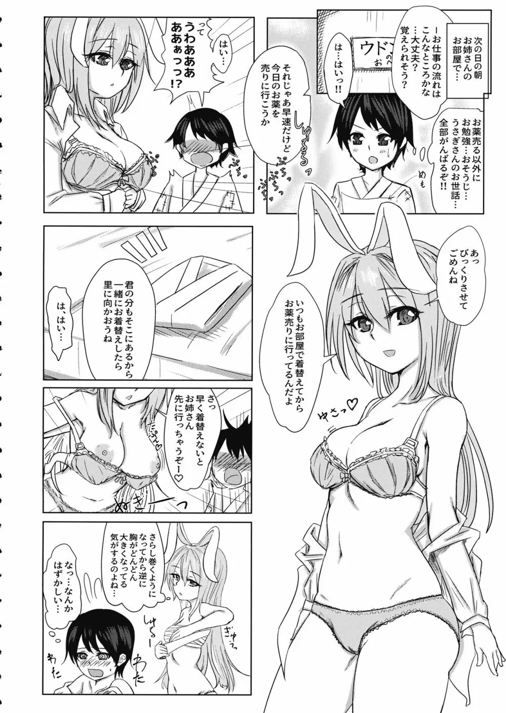 鈴仙お姉さんにきもちよくしてもらう本 - page5