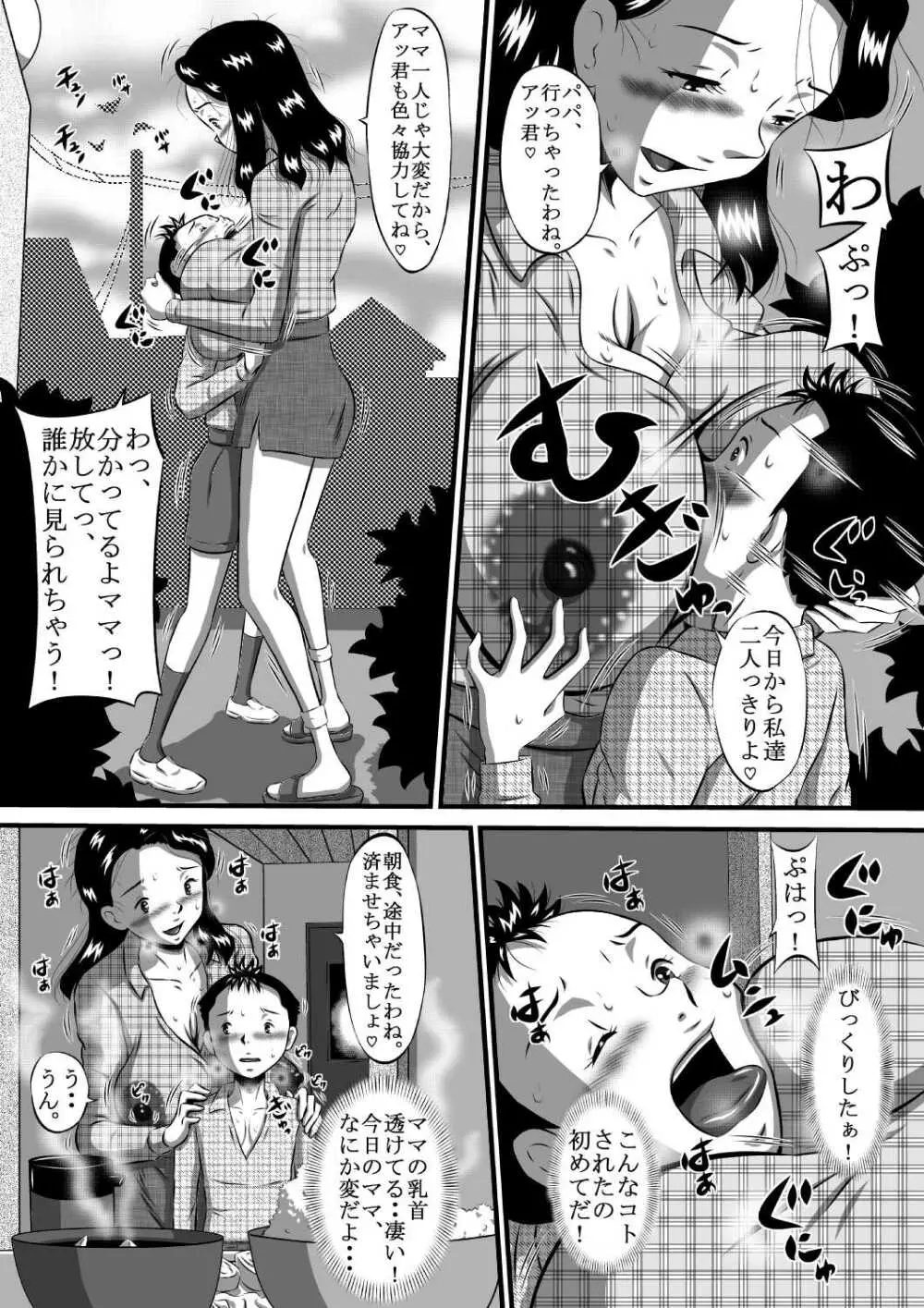 ママの肉体は僕のもの!パパに隠れて母子相姦三昧! - page3