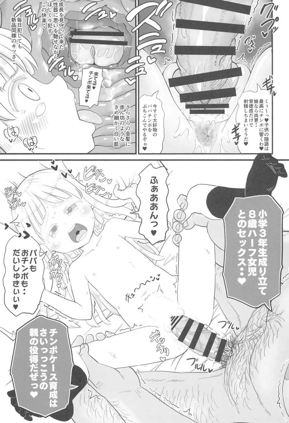 (C97) [ぼちぼちいこか (たっく)] 愛娘のアリスちゃん(8yo)が立派なチンポケースに育ちました - page17