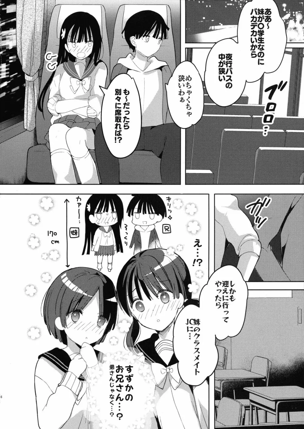 (C97) [ひつじまま (ひつじたかこ)] 陥没ちゃんも射(だ)したい。~妹の初乳~ - page6