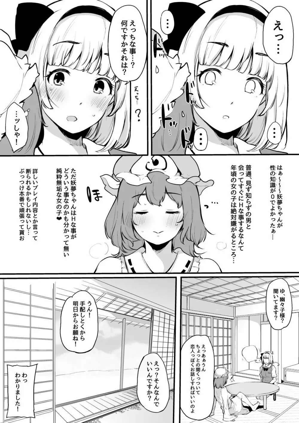 妖夢ちゃんの初めて - page6