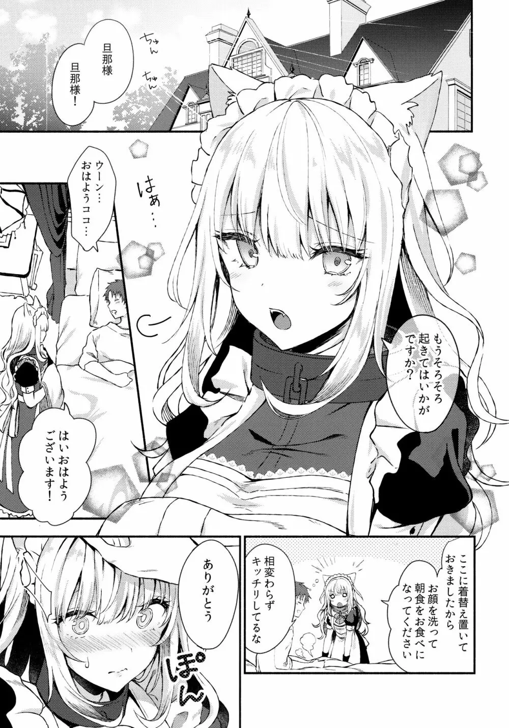 元奴隷の猫耳メイドと幸せえっちする本 - page4