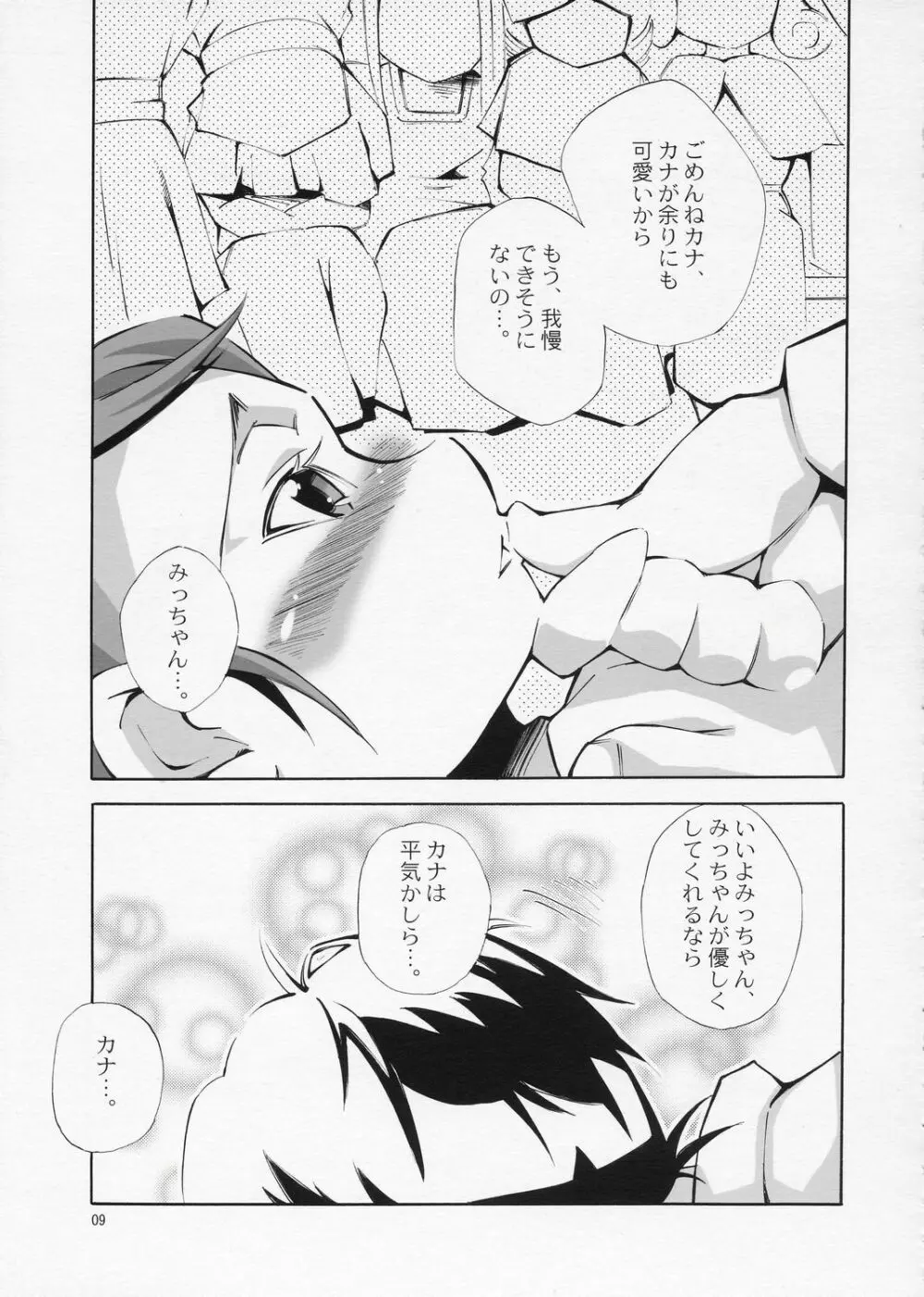 ある日、我慢できなくなったみっちゃんがカナとニャンニャンするというような妄想をマンガにした本。 - page8