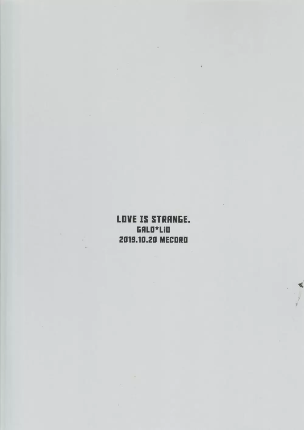LOVE IS STRANGE. - page50