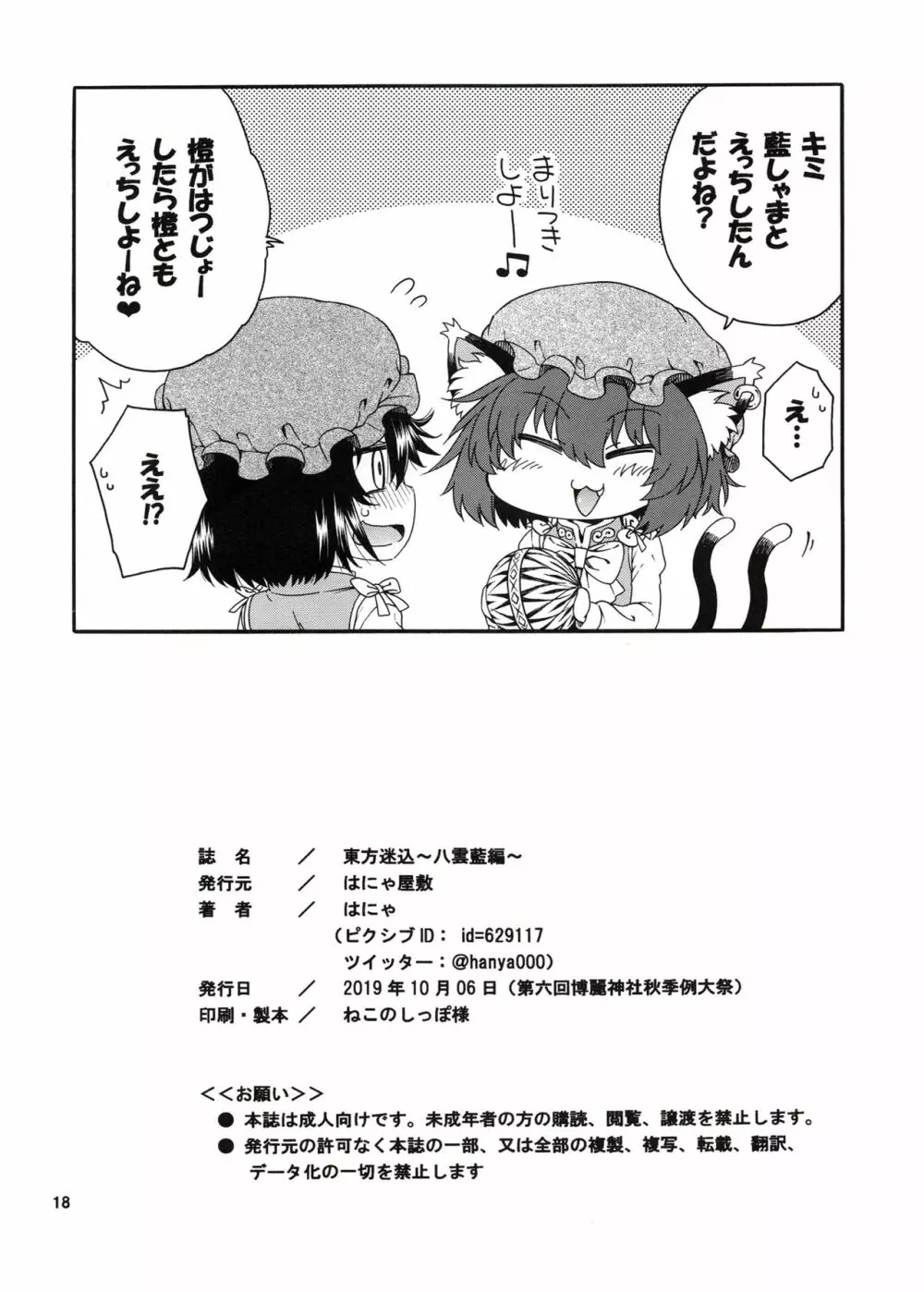 東方迷込 ～八雲藍編～ - page17