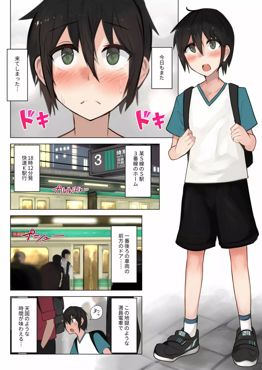 満員電車で痴女のお姉ちゃんにお持ち帰りされちゃう本 - page2