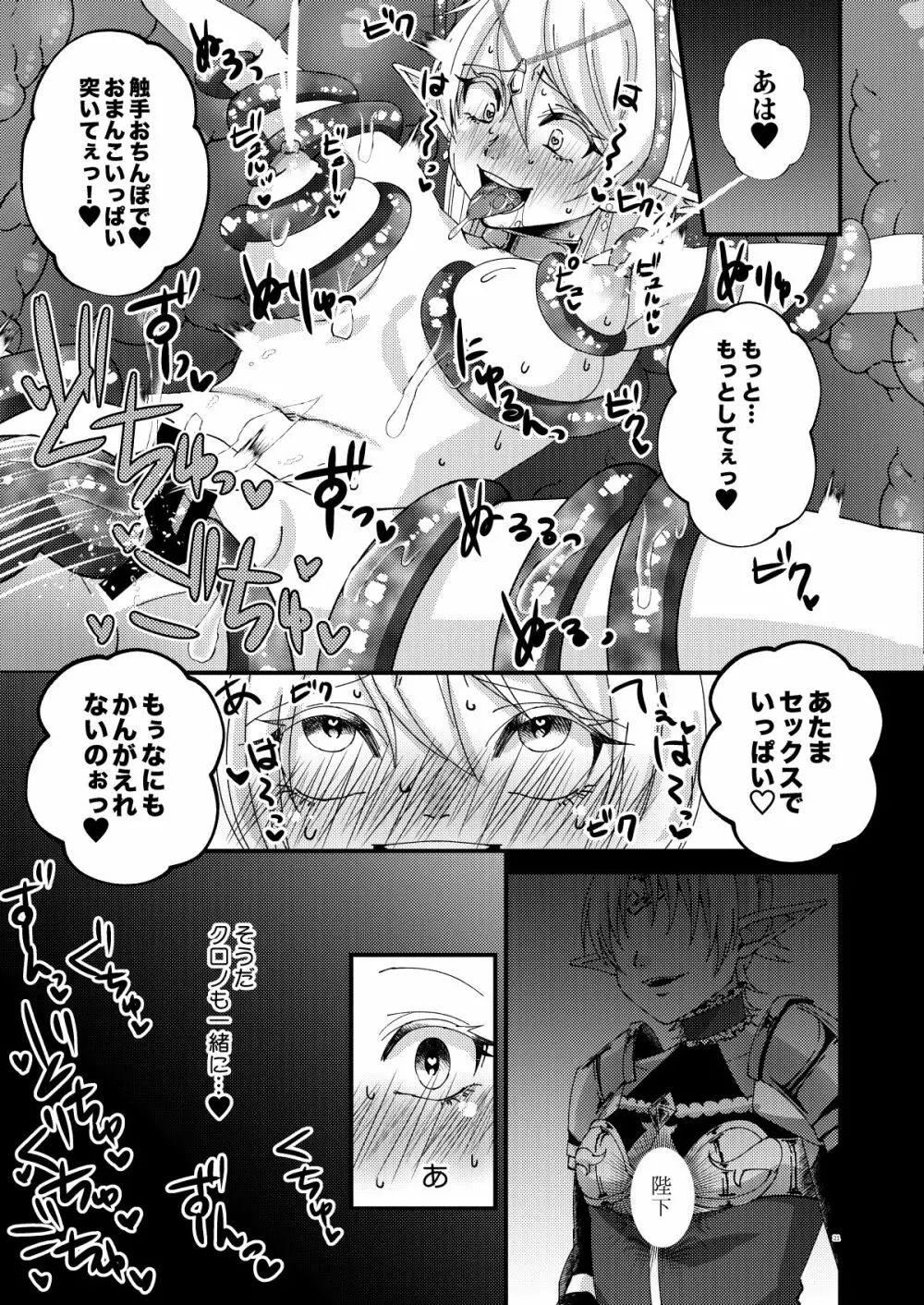 女帝エルフセレーナ～エチコロンカ帝国の没落～ - page20