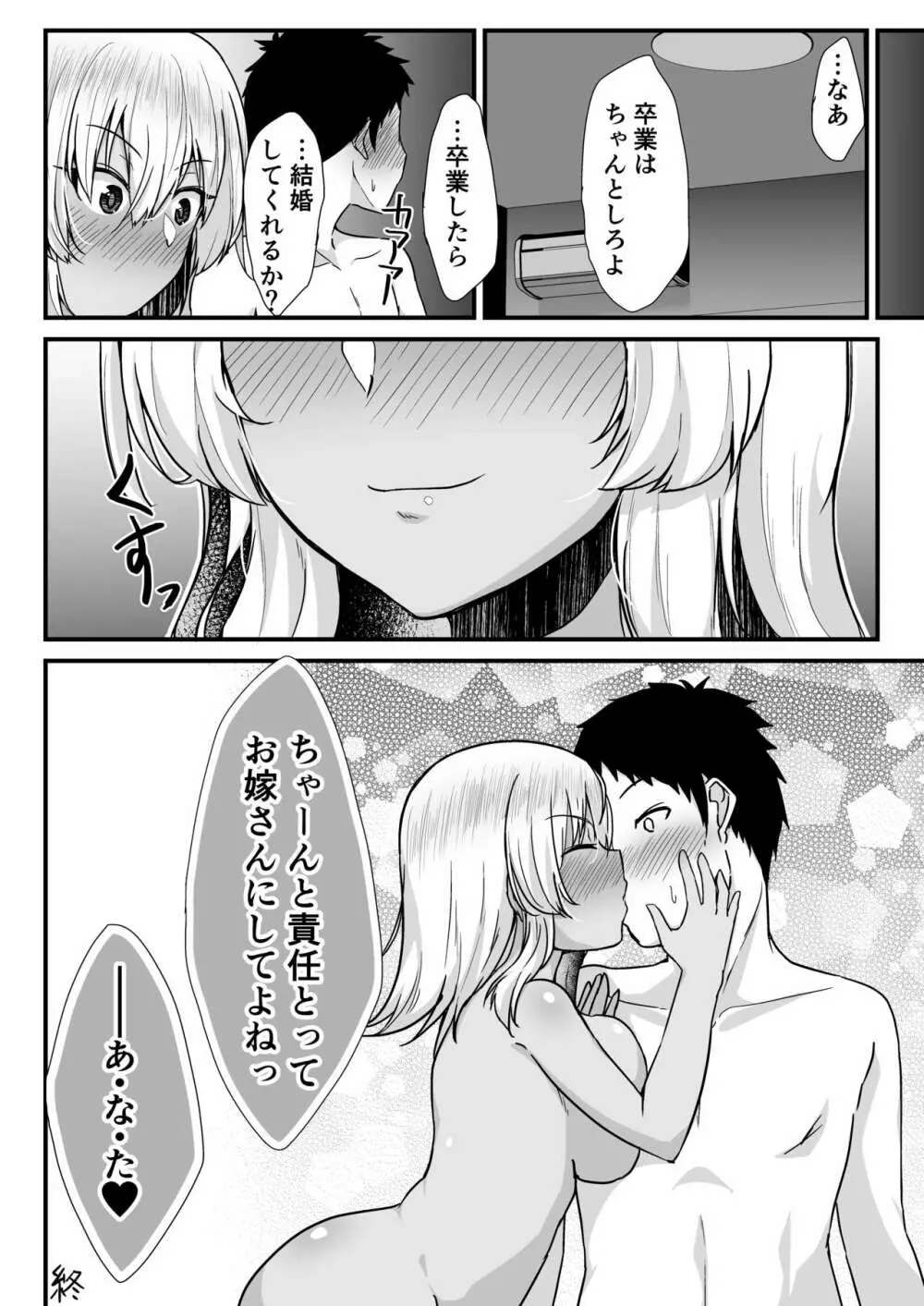 黒ギャルJKを助けたら童貞を奪われて通い妻になった話 - page23