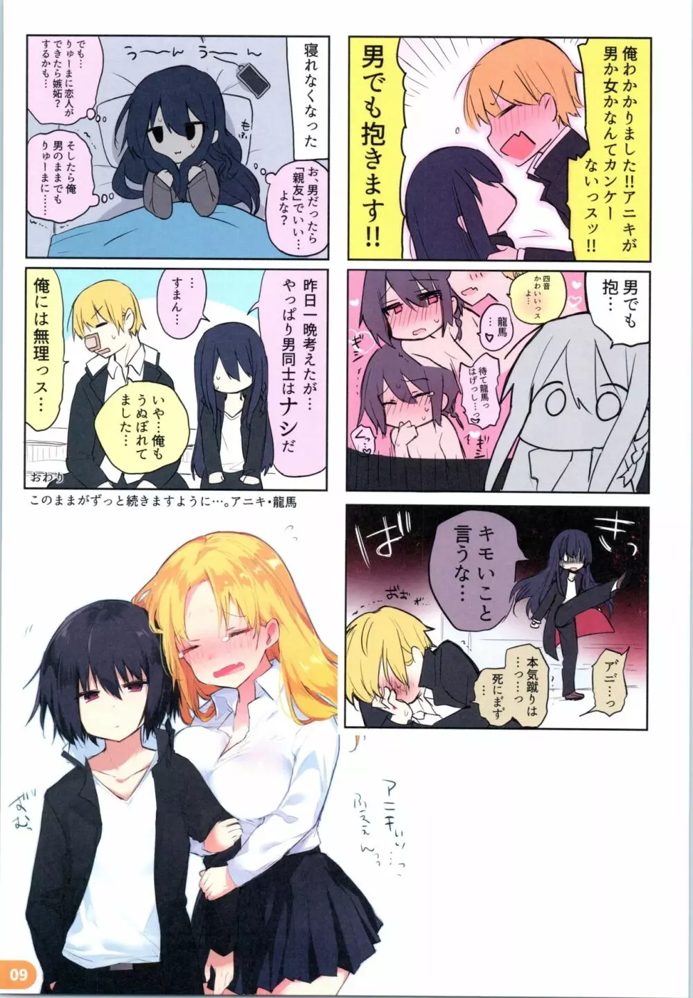 らくがき4コマ アニキと俺と ツイッター再録本 - page8