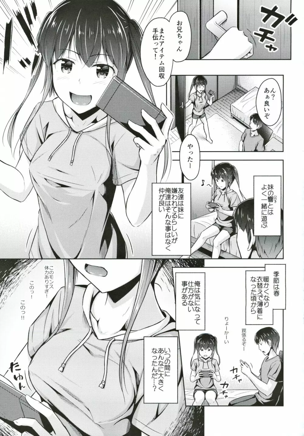 最近妹のおっぱいが気になって仕方がない - page2