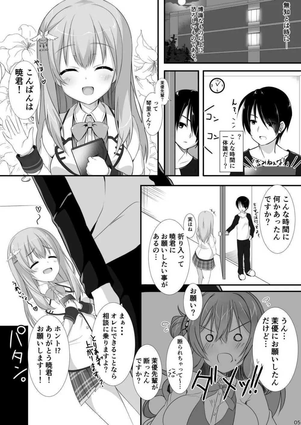 彼女の友達が無知でえち - page4