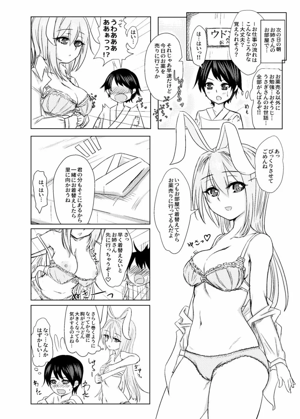 鈴仙お姉さんにきもちよくしてもらう本 - page6