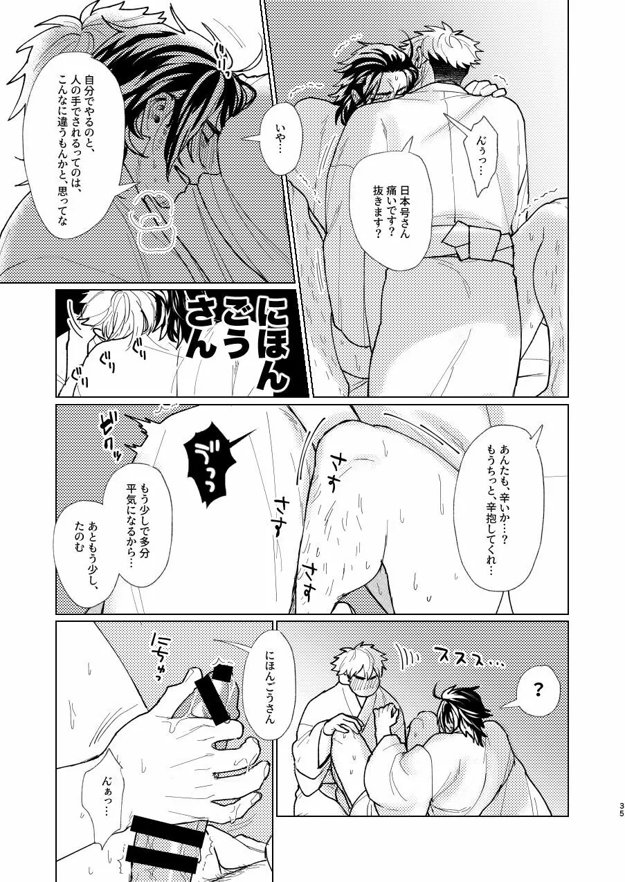 日本号さんと審神者の話 - page36