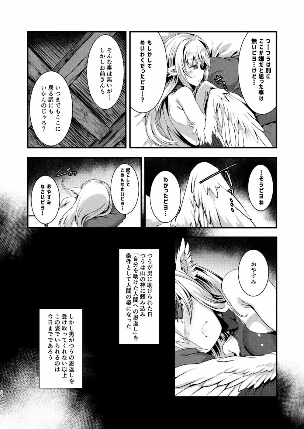 つるハーピィの恩返し+会場限定本 - page19