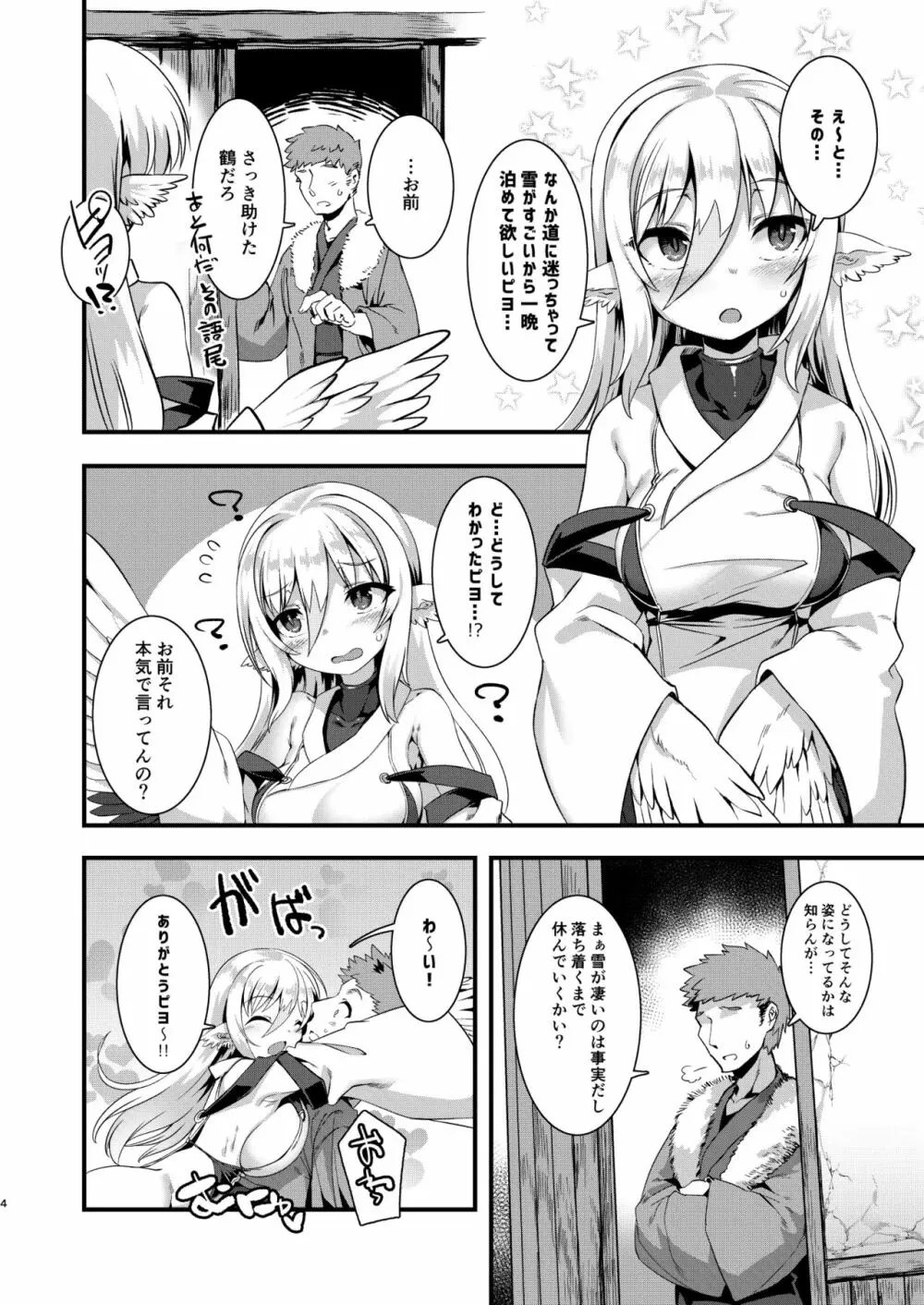 つるハーピィの恩返し+会場限定本 - page3