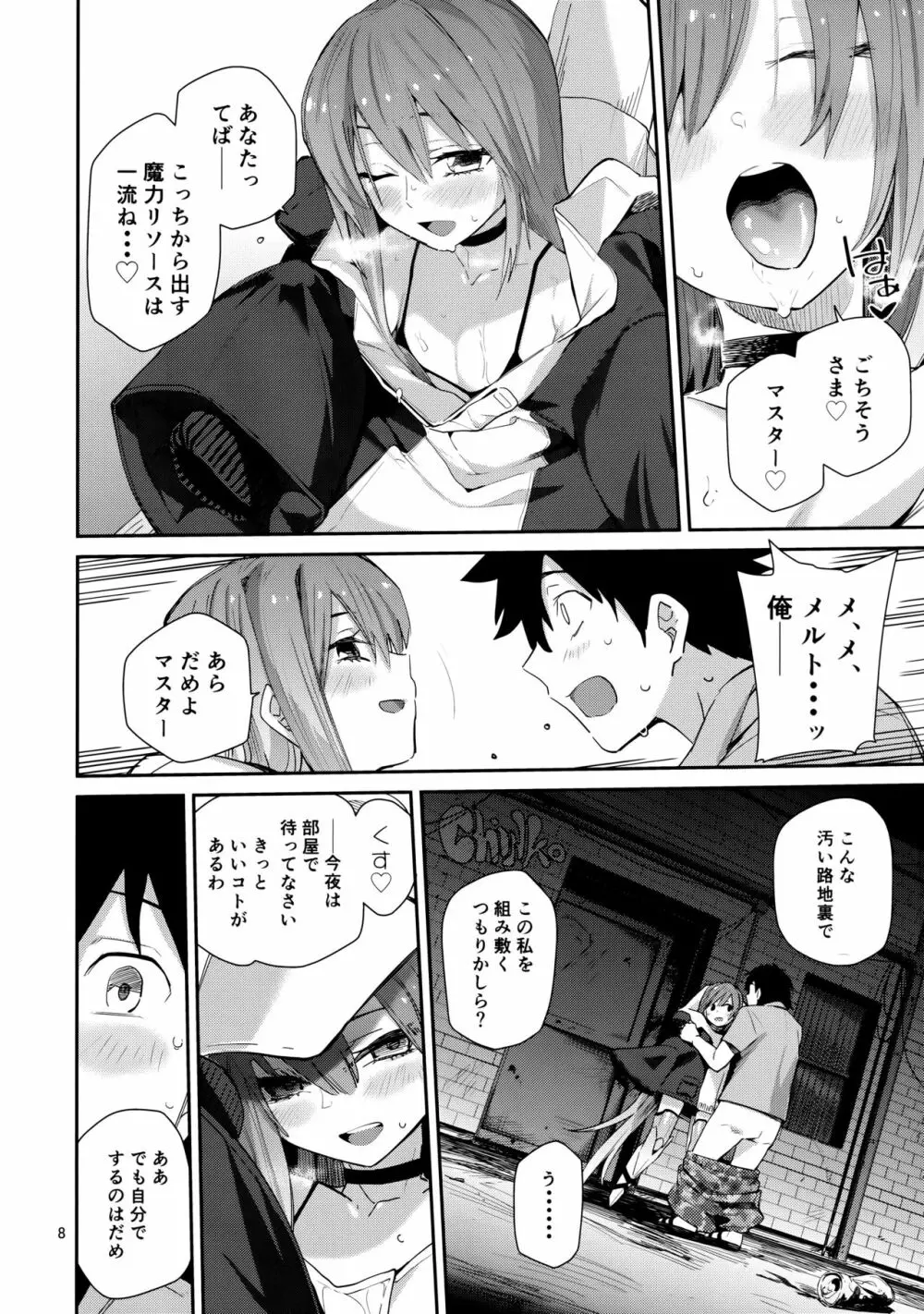 メルトがかんじないホンλ - page8