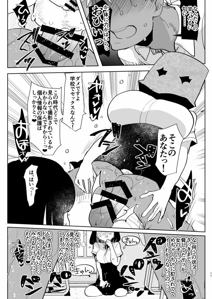 ※このあとふたなり娘にめちゃくちゃ逆ア○ルされる - page11