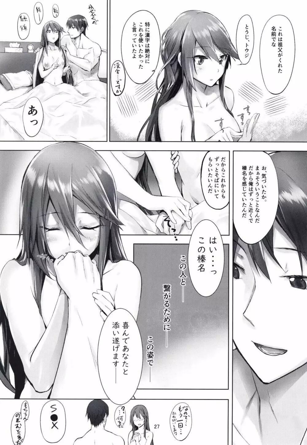 榛名は愛して欲しいのご - page29