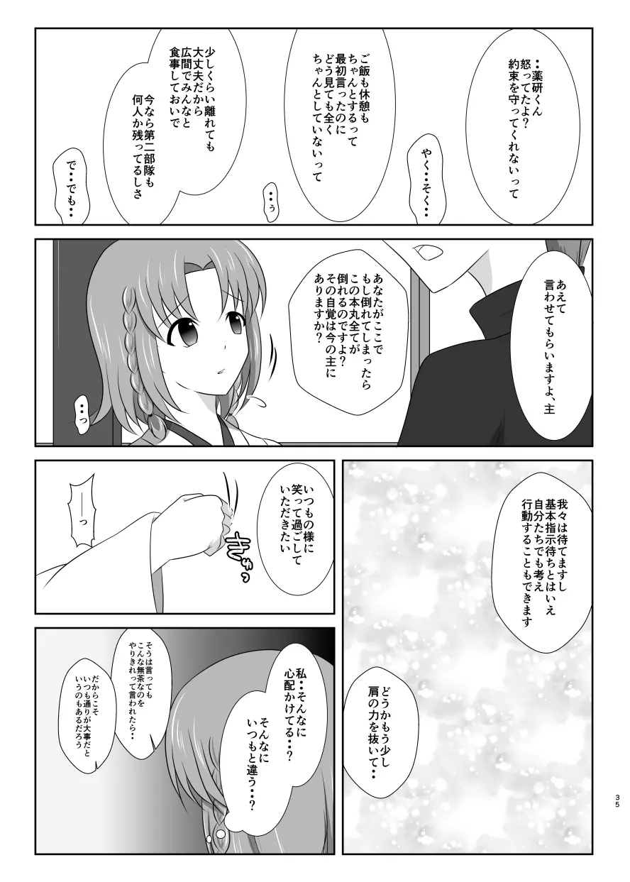 躊躇いとウソの花びら - page34