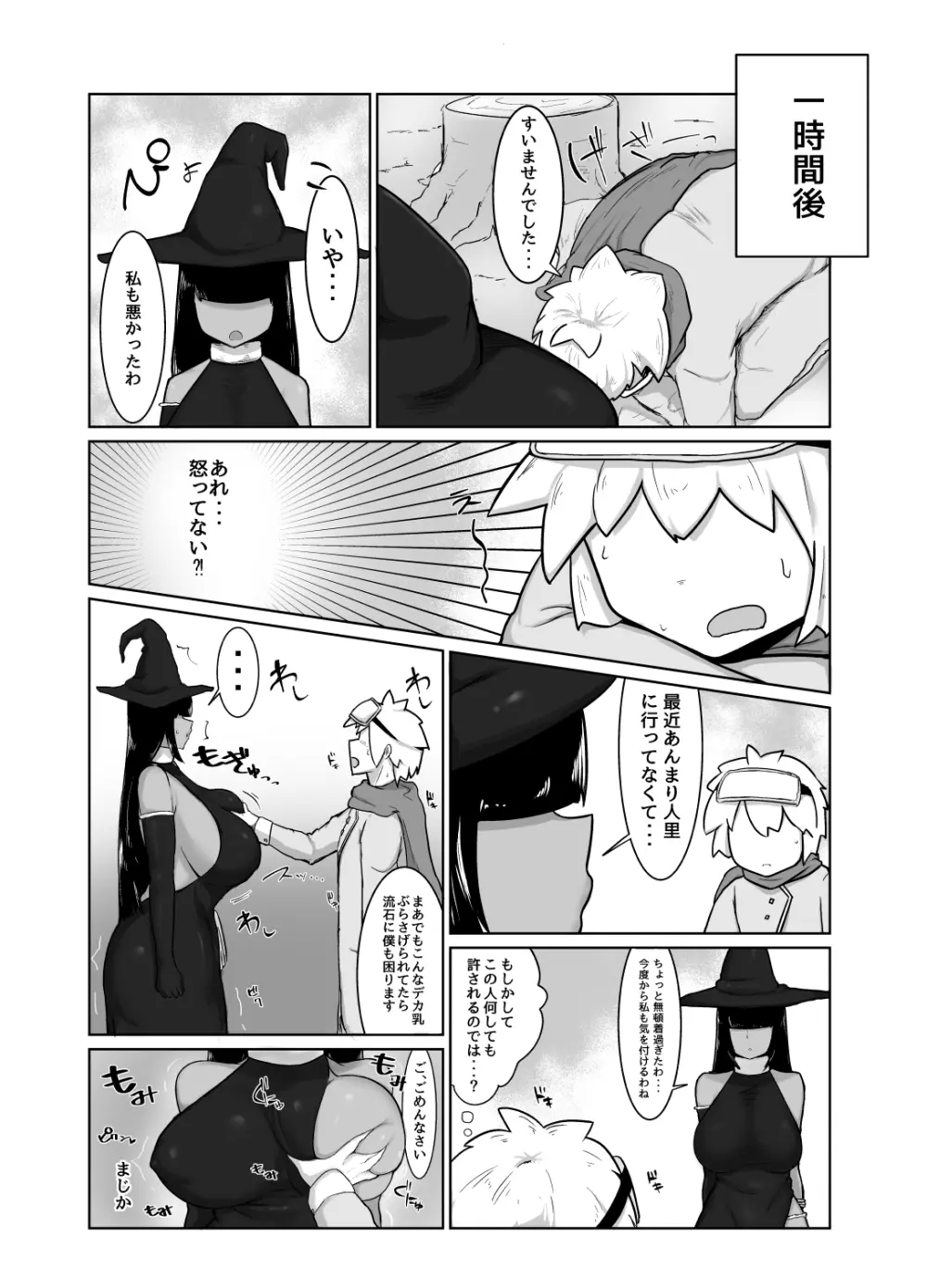 パーティに雇った魔法使いに無責任種付けする話 - page11