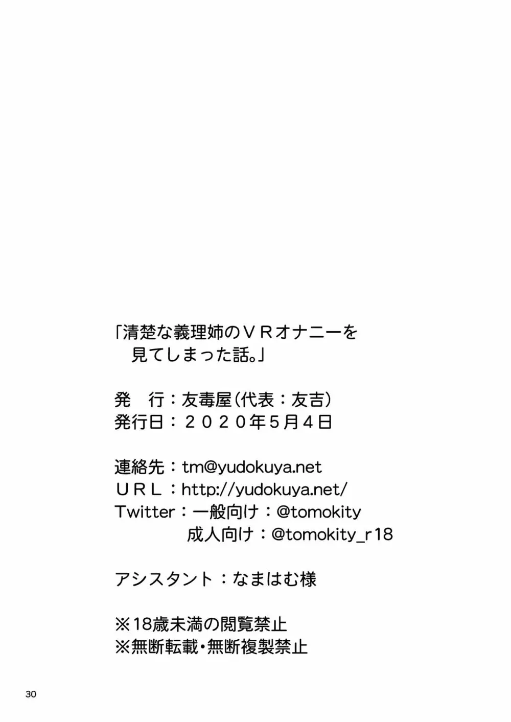 清楚な義理姉のVRオナニーを見てしまった話。 - page29