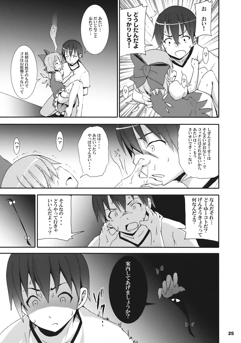 チルノがおうちにやってきた! - page25