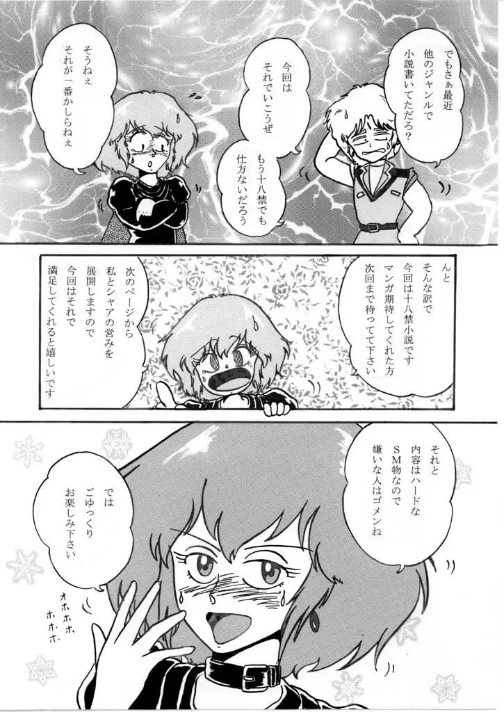 「ハマーン様BOOK 2008 背徳の恋華」用おまけマンガ・他 - page3