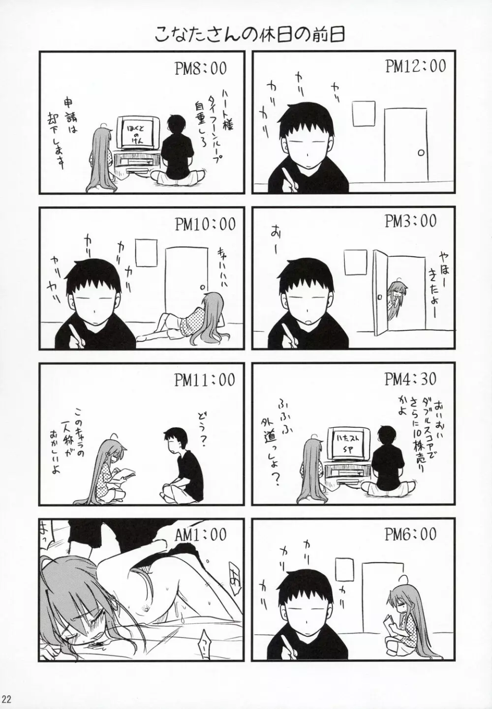 こなたが待つ 泉家 父が居ぬ間の1泊2日 - page21