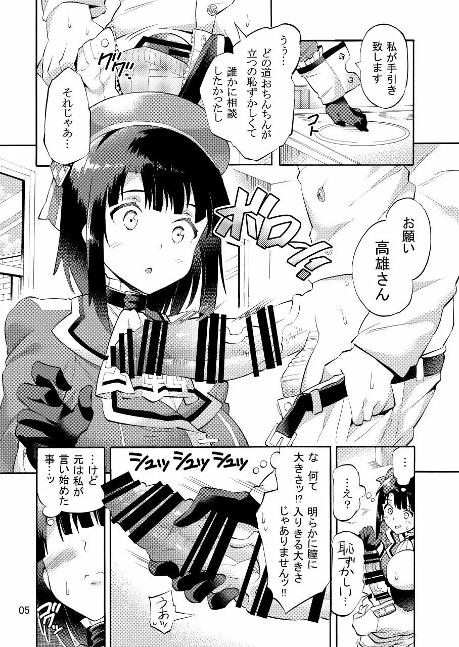 高雄さんとアソコの大っきな少年提督 - page7