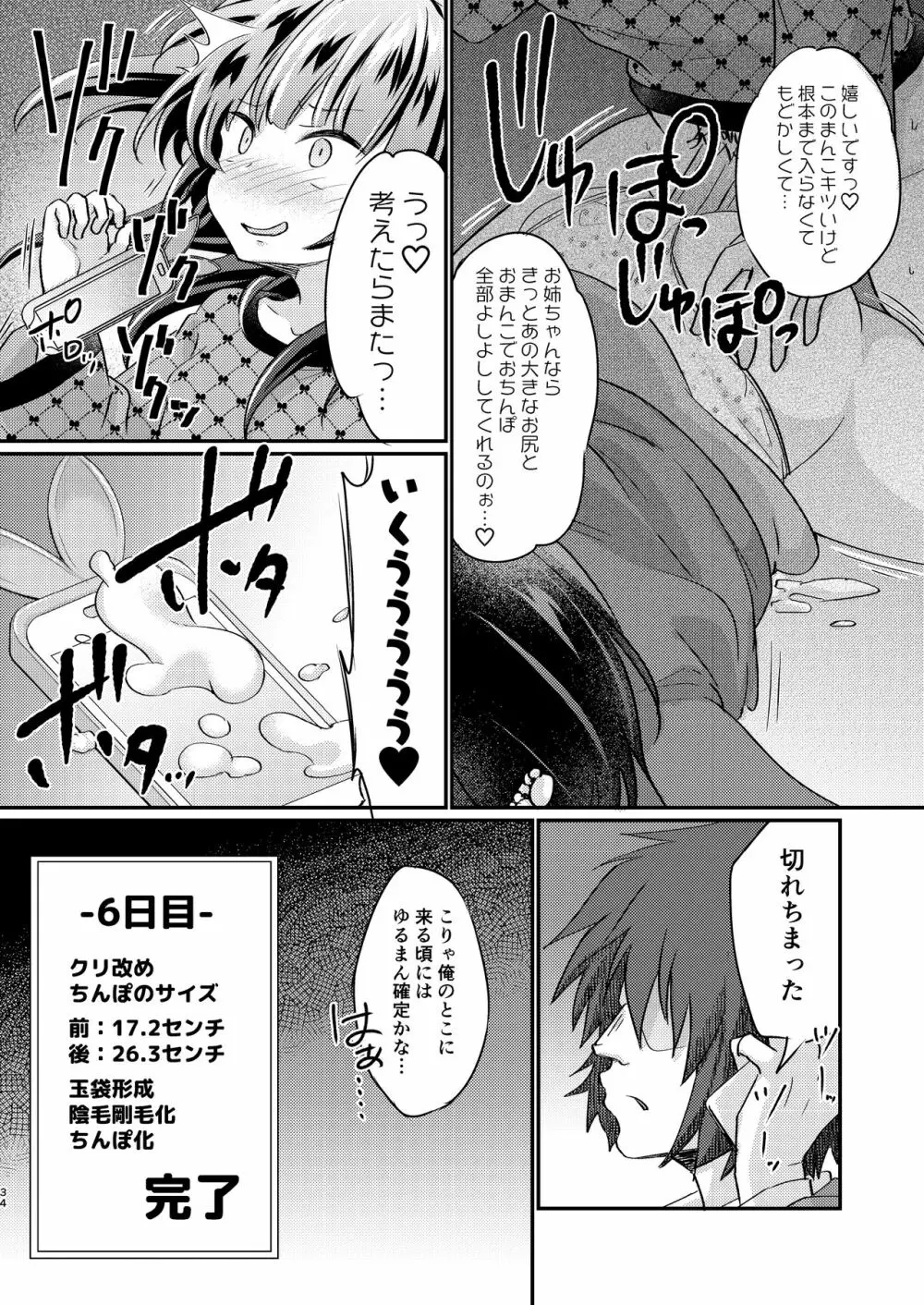 ツンデレ妹淫棒改造計画 - page34