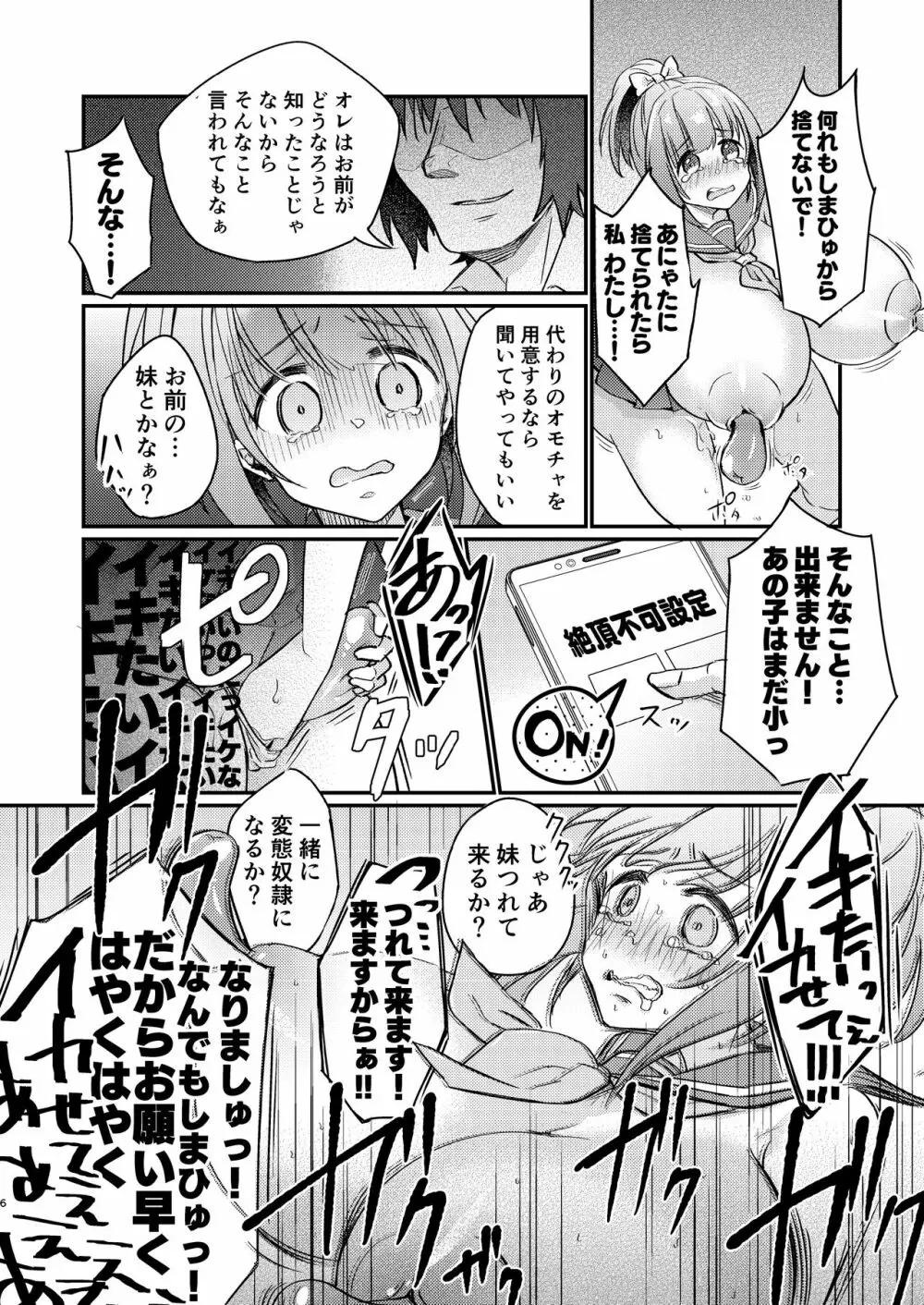 ツンデレ妹淫棒改造計画 - page6