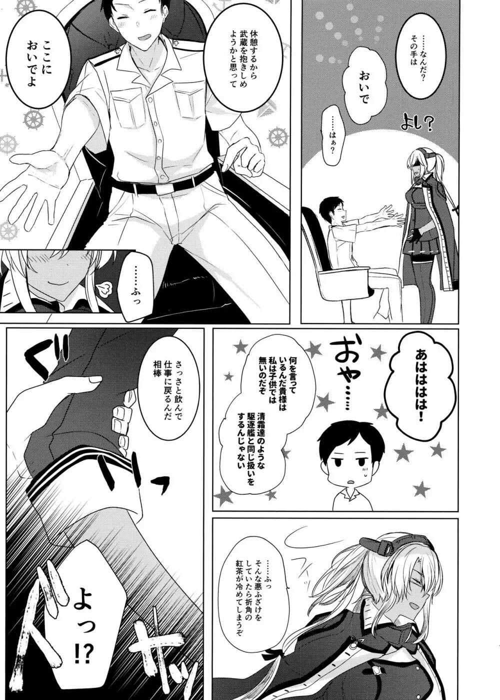 武蔵さんの夜事情 思い出の制服編 - page6