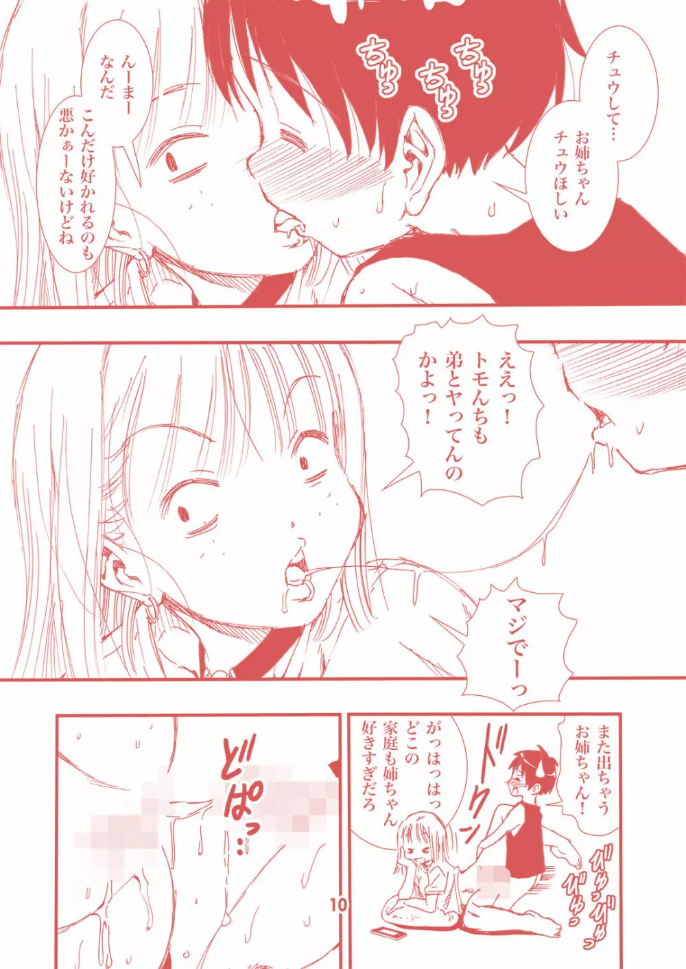 頼むとセックスしてくれるぼくのヤンキーお姉ちゃん。 - page10