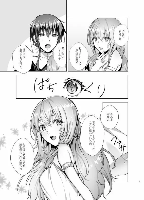 月光塔の夢 女体化童話～男子禁制の塔～ - page5